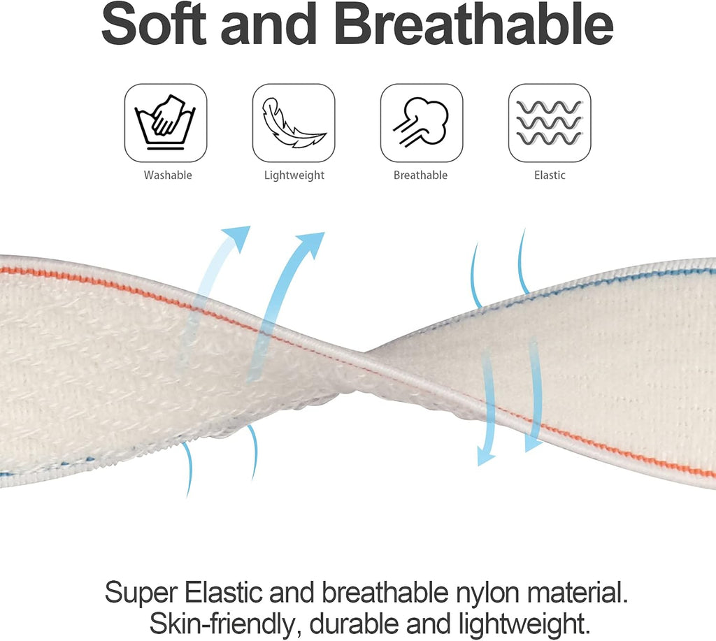 Stretchy Nylon Solo Loop Bands Compatible with Apple Watch 42Mm for Series 3/44Mm/45Mm/46Mm/49Mm, Adjustable Braided Sport Elastics Women Men Strap for Iwatch Series 10-1 SE Ultra 1 2, 3 Pack