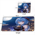 XXL Genshin Impact Ganyu Mouse Pad Gamer Anime Sexy Girl Large Desk Mat Computer Gaming Peripheral Accessories Mousepads